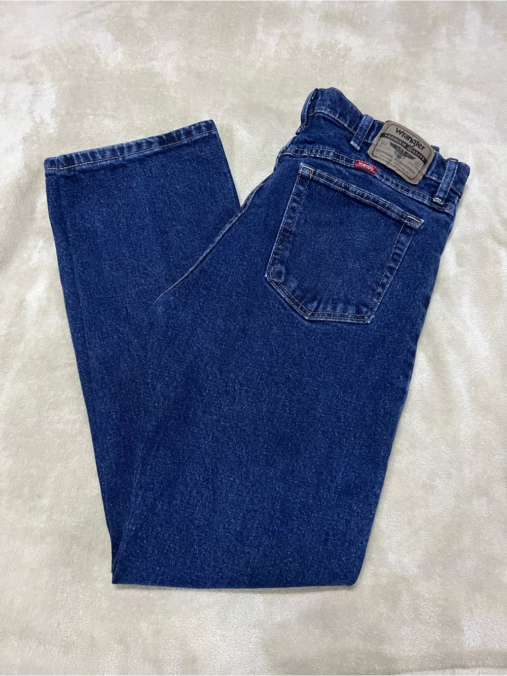 Wrangler Men's Classic Straight Jeans - Dark Blue 34 x 32